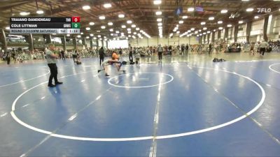 92 lbs Round 3 (12:30pm Saturday) - Traiano Dandeneau, Nauman Red vs Cole Littman, Great Neck W.C