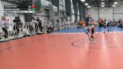 110 lbs Round 4 - 2:15pm Saturday - Bronsyn Baxter, POWA vs Jagger Locke, PA USA