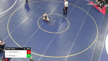 82 lbs Prelim - Rd 16 - Justin Farnsworth, Colonial (PW) vs Trevor Hertzog, Wilson