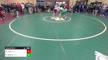 182 lbs Consi Of 32 #1 - Marcus Tucci, Burlington vs Seth Adams, Monadnock