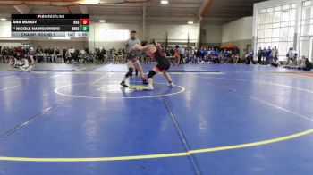 135 lbs Champ. Round 1 - Nicole Nawojowski, North Royalton High School vs Ana Mundy, Kenton High School