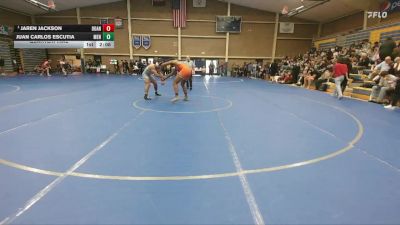 197 lbs Quarterfinal - Jaren Jackson, Doane vs Juan Carlos Escutia, Menlo