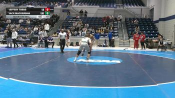 184 lbs Quarterfinal - Jeffery Tubbs, Montevallo vs Jack Mackiernan, Mount Olive