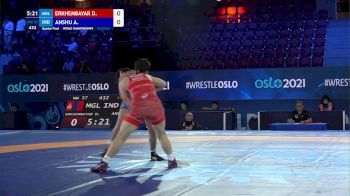 57 kg 1/4 Final - Davaachimeg Erkhembayar, Mongolia vs Anshu Anshu, India