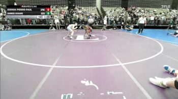 122-H lbs Round Of 32 - Joshua Pierre-Paul, 5 Points Wrestling Club vs James Evans, Neshaminy