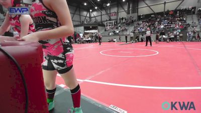 100 lbs Consolation - Arwen Frisby, Skiatook Youth Wrestling vs Joslynn White, Skiatook Youth Wrestling