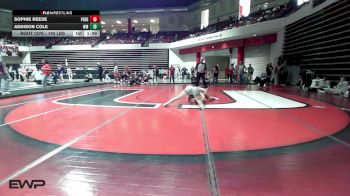 140 lbs Rr Rnd 2 - Sophie Reese, Perry Girls Wrestling Club vs Addison Cole, Westmoore High School Girls
