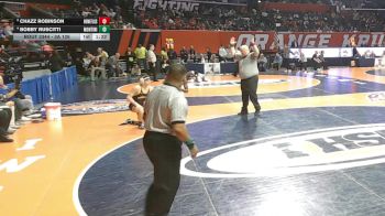 3A 126 lbs Cons. Semi - Bobby Ruscitti, Lombard (Montini) vs Chazz Robinson, Flossmoor (Homewood-F.)