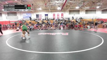 165 lbs Final - Sadie Nadeau, Spaulding vs Ayla Saeturn, Bishop Guertin