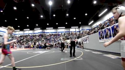 67 lbs Quarterfinal - Kelby Stovall, Ada Youth Wrestling vs Frankie Robertson, Hennessey Takedown Club