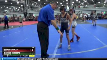 80 lbs Round 1 (4 Team) - Brycen Dawley, POWA vs Dominic Coredero, Team 922