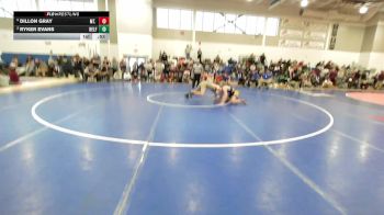 150 lbs Consolation - Dillon Gray, Mt. Blue vs Ryker Evans, Belfast High School