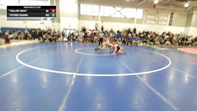 150 lbs Consolation - Dillon Gray, Mt. Blue vs Ryker Evans, Belfast High School