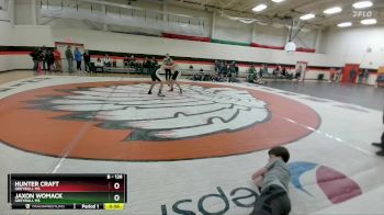 126 lbs Cons. Round 3 - Jaxon Womack, Greybull MS vs Hunter Craft, Greybull MS