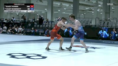 63 kg Champ. Rd Of 32 - Blaze Thurber, Rabid Dawg Wrestling Club vs Colby McDermott, Outlaw Wrestling Club