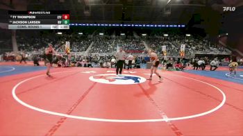 4A-144 lbs Cons. Round 1 - Jackson Larsen, Riverton vs Ty Thompson, Star Valley