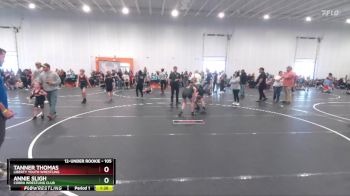105 lbs Cons. Semi - Annie Sligh, Cobra Wrestling Club vs Tanner Thomas, Liberty Youth Wrestling