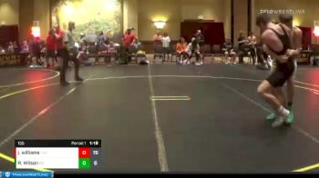 155 lbs Round 2 (4 Team) - Reed Wilson, Bad Bass vs Jackson Williams, The Untouchables Purple