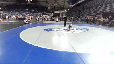 71 lbs Cons. Round 1 - Branson Bennett, Thunder Mountain Wrestling Club vs Austyn Peck, White River Hornets Wrestling Club