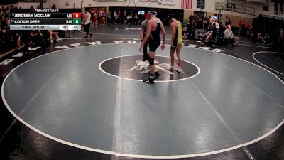 133 lbs Cons. Round 2 - Colton Deep, Mercer Area Hs vs Jeromiah McClain, Avella Area Hs