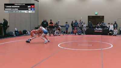 88 lbs Champ. Rd Of 16 - Chase Morrow, Cordoba Trained vs Andrew Allena, Yale Street WC