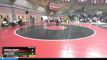 197 lbs Cons. Round 3 - Anthony Deleon, Victor Valley College vs Miles Kline, Moorpark College