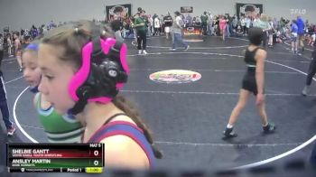 85 lbs Round 2 - Shelbie Gantt, White Knoll Youth Wrestling vs Ansley Martin, Dixie Hornets