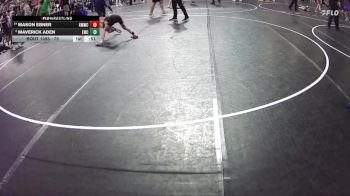 75 lbs Champ. Round 1 - Maverick Aden, Louisville Wrestling Club vs Mason Ebner, Kearney MatCats Wrestling Club