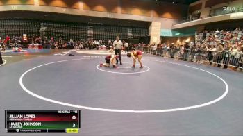 170 lbs Champ. Round 1 - Chloe Goddard, Rio Vista vs Tiler Ledford, Pahrump Valley