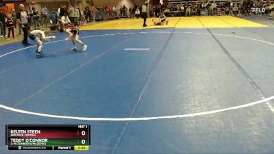 65 lbs Champ. Round 1 - Teddy O`Connor, Z-M (Zumbrota/Mazeppa) vs Kelten Steen, Red Rock Central