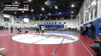 157 Boys Cons. Round 2 - Giovanny Maganda, Guajome Park Academy vs Andres Gonzalez, Olympian