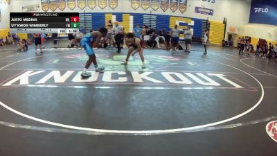 126 lbs Round 2 (8 Team) - Uy`kwon Wimberly, Funky Monkey vs Justo Medina, Wild Horse Riders