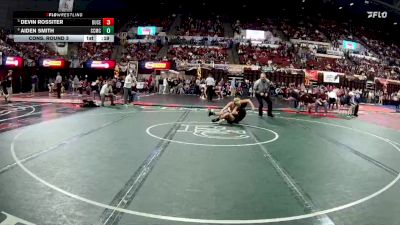 A - 126 lbs Cons. Round 3 - Devin Rossiter, Butte Central vs Aiden Smith, Custer Co. (Miles City)