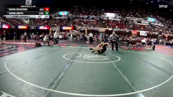 A - 126 lbs Cons. Round 3 - Devin Rossiter, Butte Central vs Aiden Smith, Custer Co. (Miles City)