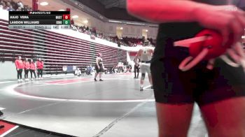 285 lbs Quarterfinals (8 Team) - Landon Williams, EDMOND NORTH vs Julio Vera, MUSTANG