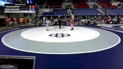 138 lbs Cons. Rd Of 64 - Malakii Martin, CO vs Brody Makloski, CO