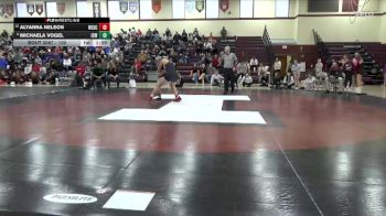 130 lbs Cons. Round 2 - Alyanna Nelson, North Scott vs Michaela Vogel, Iowa City West