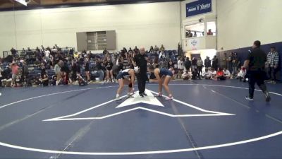 145 lbs Champ. Round 2 - Stephanie Chavez, Menlo College vs Veil Foreman, Eastern Oregon University (OR)