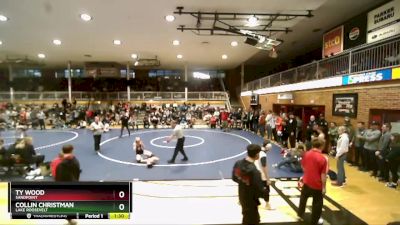 98 lbs Cons. Round 3 - Ty Wood, Sandpoint vs Collin Christman, Lake Roosevelt