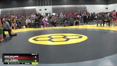 85 lbs Placement Matches (8 Team) - Cole Lemberg, Olympia/Demolition vs Anze Williams, PA Alliance