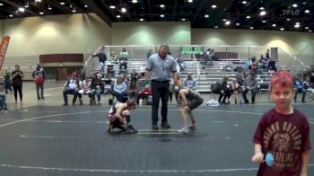 82 lbs Quarterfinals (8 Team) - Daniel Kelly, Indiana Outlaws vs Jesse Rockhold, Saranac Youth Wrestling Club
