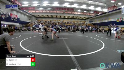 91 lbs Consolation - Emersyn Rylant, Norman Grappling Club vs Salma Martinez, El Reno Wrestling Club