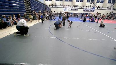 36-40 lbs Rr Rnd 3 - RuthAnne Williams, Mountain Home Flyers vs Ava Adams, Springdale Youth Wrestling Club