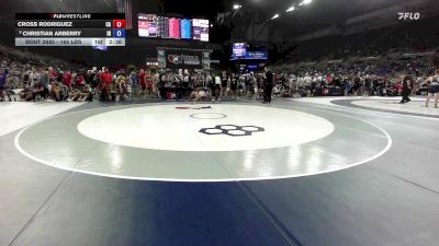 165 lbs Cons. Sub-rd Of 32 - Cross Rodriguez, CA vs Christian Arberry, IN