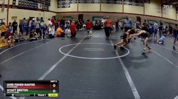 76 lbs Cons. Semi - Amir Fisher Rantisi, Gladiators vs Wyatt Breton, Smittys Barn