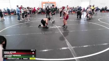 140 lbs Round 3 - Anthony Mendoza, LWC: Raiders vs Emma Ritchie, Panther Club