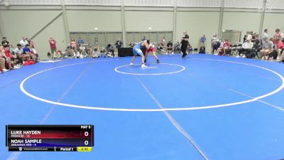 165 lbs Placement Matches (8 Team) - Luke Hayden, Missouri vs Noah Sample, Arkansas Red