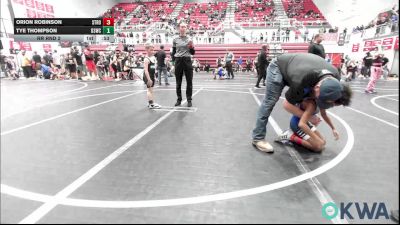 64 lbs Rr Rnd 2 - Orion Robinson, Stroud Youth Wrestling Club vs Tye Thompson, D3 Wrestling Cluib