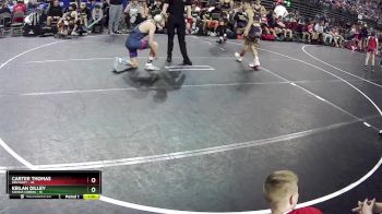 140 lbs Semis & 1st Wrestleback (8 Team) - Carter Thomas, Kentucky vs Keilan Dilley, Kansas Cobras