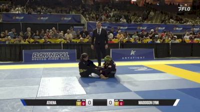 Maddison Lynn vs Athena Esther 2026 Pan Kids Jiu-Jitsu IBJJF Championship